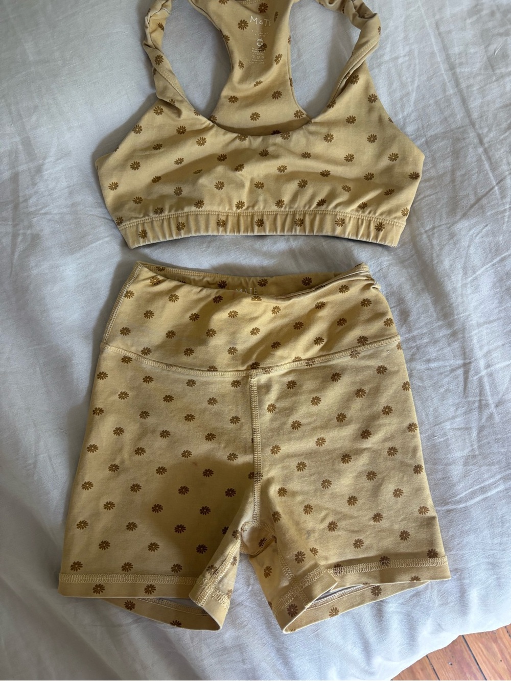 MATE the Label athletic set chamomile XS